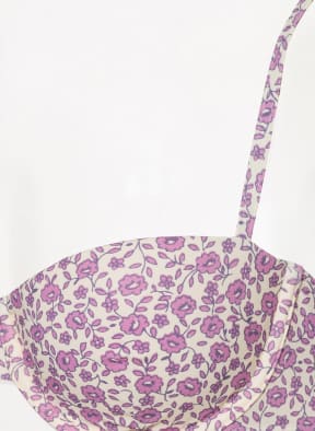TORY BURCH Underwired bikini top , Color: ECRU/ LIGHT PURPLE (Image 1)