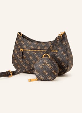 GUESS Shoulder bag ALEXIE, Color: DARK BROWN/ LIGHT BROWN (Image 1)