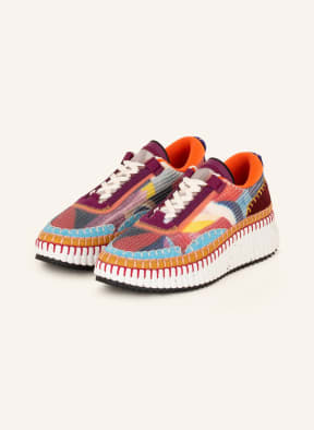 Chloé Sneakersy NAMA, Barva: FIALOVÁ/ SVĚTLE ČERVENÁ/ TMAVĚ MODRÁ (Obrázek 1)