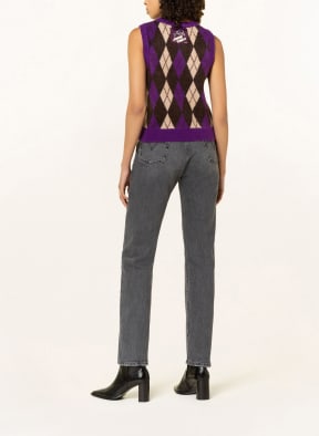 Levi's® Sweater vest, Color: PURPLE/ CREAM/ DARK BROWN (Image 1)