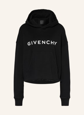 GIVENCHY Cropped hoodie , Color: BLACK (Image 1)