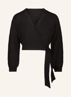 V by Vera Mont Knit cardigan, Color: BLACK (Image 1)