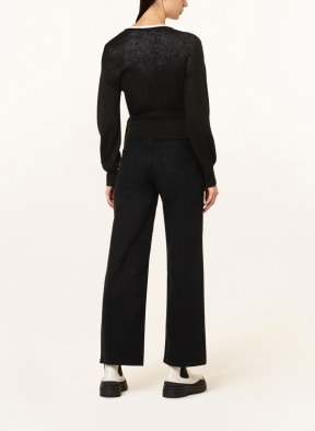 V by Vera Mont Knit cardigan, Color: BLACK (Image 1)