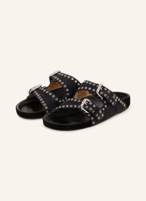 ISABEL MARANT Slides LENNYO, Color: BLACK (Image 1)