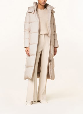comma casual identity Down jacket with removable hood, Color: ECRU (Image 1)