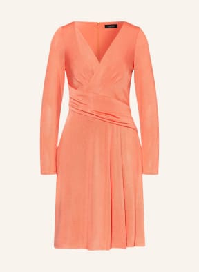 LAUREN RALPH LAUREN Cocktailkleid GLENDON in Wickeloptik, Farbe: LACHS (Bild 1)