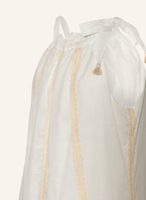 ZIMMERMANN Kleid CLOVER mit Spitze, Farbe: WEISS/ CREME (Bild 1)