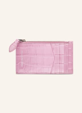 Alexander McQUEEN Card case with coin compartment, Color: PINK (Image 1)