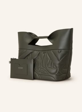 Alexander McQUEEN Handbag THE BOW SMALL, Color: GREEN (Image 1)