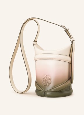 Alexander McQUEEN Crossbody bag THE CURVE , Color: CREAM/ PINK/ GREEN (Image 1)