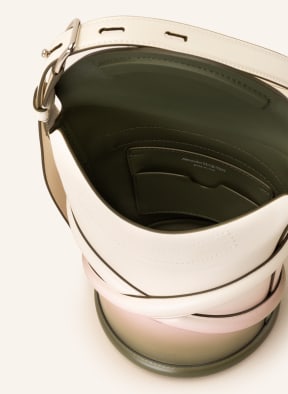 Alexander McQUEEN Crossbody bag THE CURVE , Color: CREAM/ PINK/ GREEN (Image 1)