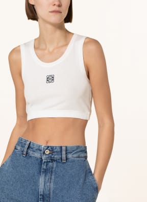 LOEWE Cropped top, Color: WHITE (Image 1)