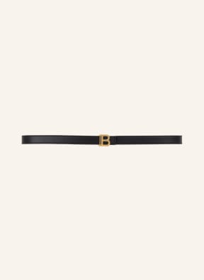 BALMAIN Leather belt , Color: BLACK (Image 1)