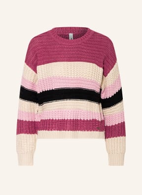 Pepe Jeans Sweater TARA , Color: DUSKY PINK/ ECRU/ BLACK (Image 1)