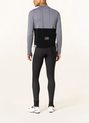CAFÉ DU CYCLISTE Long sleeve shirt ANGELE, Color: GRAY/ BLACK (Image 1)