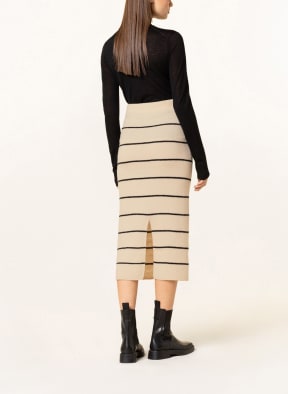 MRS & HUGS Knit skirt , Color: BLACK/ BEIGE (Image 1)