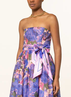 ZIMMERMANN Kleid HIGH TIDE mit Leinen und Seide, Farbe: LILA/ ROSA (Bild 1)