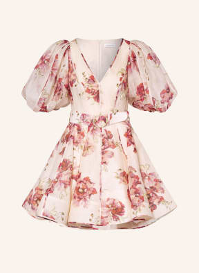 ZIMMERMANN Kleid HIGH TIDE mit Leinen und Seide , Farbe: NUDE/ ROSÉ/ PINK (Bild 1)
