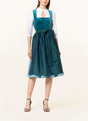 ALISSA BY KINGA MATHE Dirndl ALICE , Farbe: BLAU/ HELLBLAU/ WEISS (Bild 1)