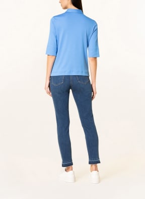 MARC CAIN Jersey-Poloshirt , Farbe: 360 azure (Bild 1)