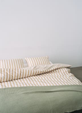 Marc O'Polo Bettwäsche MIKKELI zum Wenden, Farbe: CREME/ BEIGE (Bild 1)