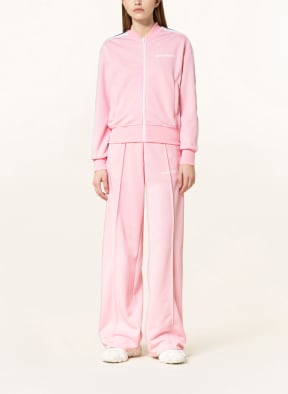 Palm Angels Training jacket with tuxedo stripe , Color: PINK/ WHITE (Image 1)