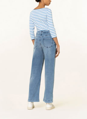 darling harbour Shirt mit 3/4-Arm , Farbe: WEISS/ HELLBLAU (Bild 1)