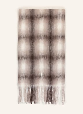 POLO RALPH LAUREN Scarf, Color: BROWN/ LIGHT BROWN/ CREAM (Image 1)