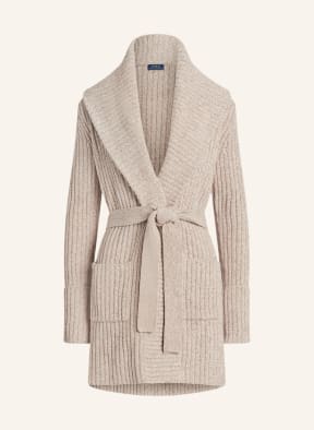 POLO RALPH LAUREN Knit cardigan with cashmere, Color: BEIGE (Image 1)