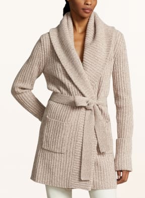 POLO RALPH LAUREN Knit cardigan with cashmere, Color: BEIGE (Image 1)