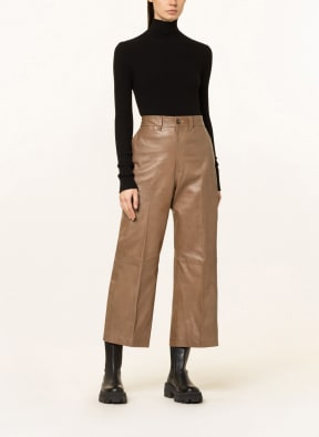 POLO RALPH LAUREN 7/8-Lederhose, Farbe: CAMEL (Bild 1)