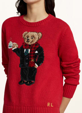 POLO RALPH LAUREN Sweater with linen, Color: RED (Image 1)
