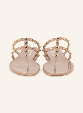 VALENTINO GARAVANI Flip flops ROCKSTUD , Color: BEIGE (Image 1)