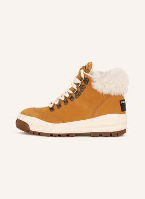 POLO RALPH LAUREN Hightop-Sneaker mit Echtfell, Farbe: HELLBRAUN (Bild 1)