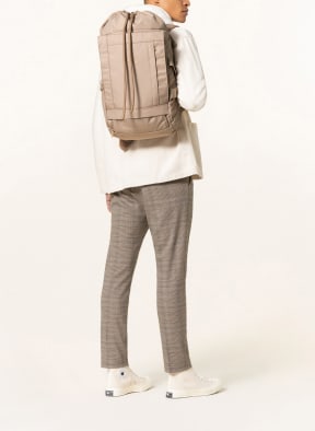 pinqponq Backpack BLOK MEDIUM with laptop compartment, Color: LIGHT BROWN (Image 1)