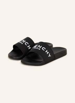 GIVENCHY Slides, Color: BLACK (Image 1)