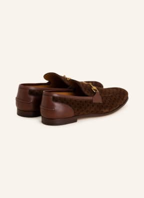 GUCCI Loafers JORDAAN, Color: 8548 D.BRO-BE/COCOA (Image 1)