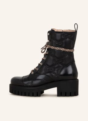 GUCCI Lace-up boots, Color: 1000 NERO/NERO/NERO (Image 1)