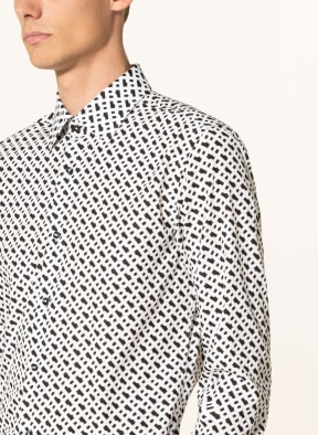 BOSS Hemd HANK Slim Fit, Farbe: WEISS/ SCHWARZ (Bild 1)