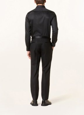BOSS Satin pants GENIUS slim fit with tuxedo stripe , Color: BLACK (Image 1)