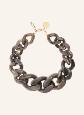 VANESSA BARONI Halskette XL GREAT, Farbe: GRAU/ GOLD (Bild 1)