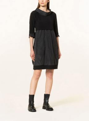 Joseph Ribkoff Kleid im Materialmix mit 3/4-Arm, Farbe: SCHWARZ (Bild 1)