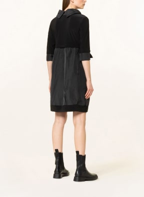 Joseph Ribkoff Kleid im Materialmix mit 3/4-Arm, Farbe: SCHWARZ (Bild 1)
