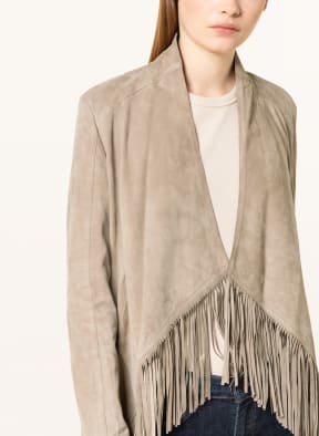 SCHYIA Lederjacke HEDI, Farbe: GRAU (Bild 1)