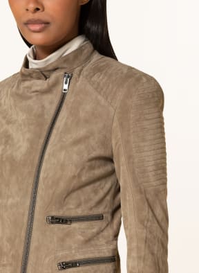 SCHYIA Lederjacke RHONDA, Farbe: BEIGE (Bild 1)