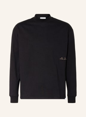 LES DEUX Long sleeve shirt CLARK, Color: BLACK (Image 1)