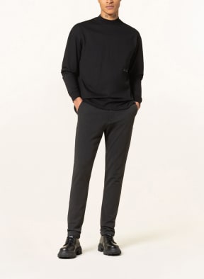 LES DEUX Long sleeve shirt CLARK, Color: BLACK (Image 1)