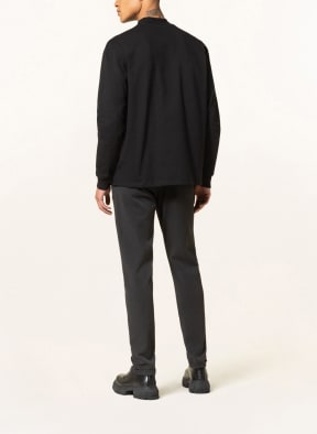 LES DEUX Long sleeve shirt CLARK, Color: BLACK (Image 1)