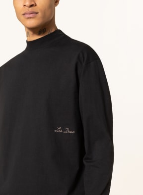 LES DEUX Long sleeve shirt CLARK, Color: BLACK (Image 1)
