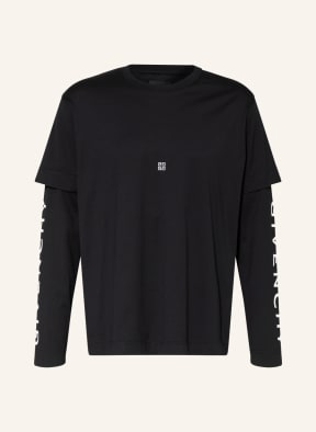 GIVENCHY Tričko s dlouhým rukávem, Barva: ČERNÁ (Obrázek 1)